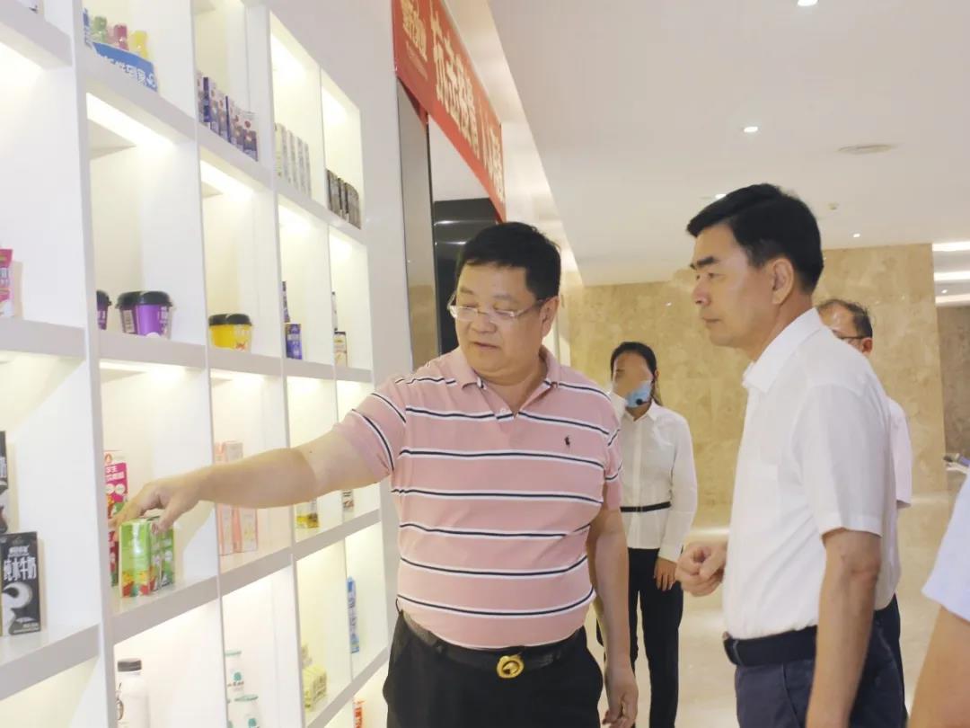 南宁市市委副书记杨维超率调研组一行莅临皇氏集团调研指导